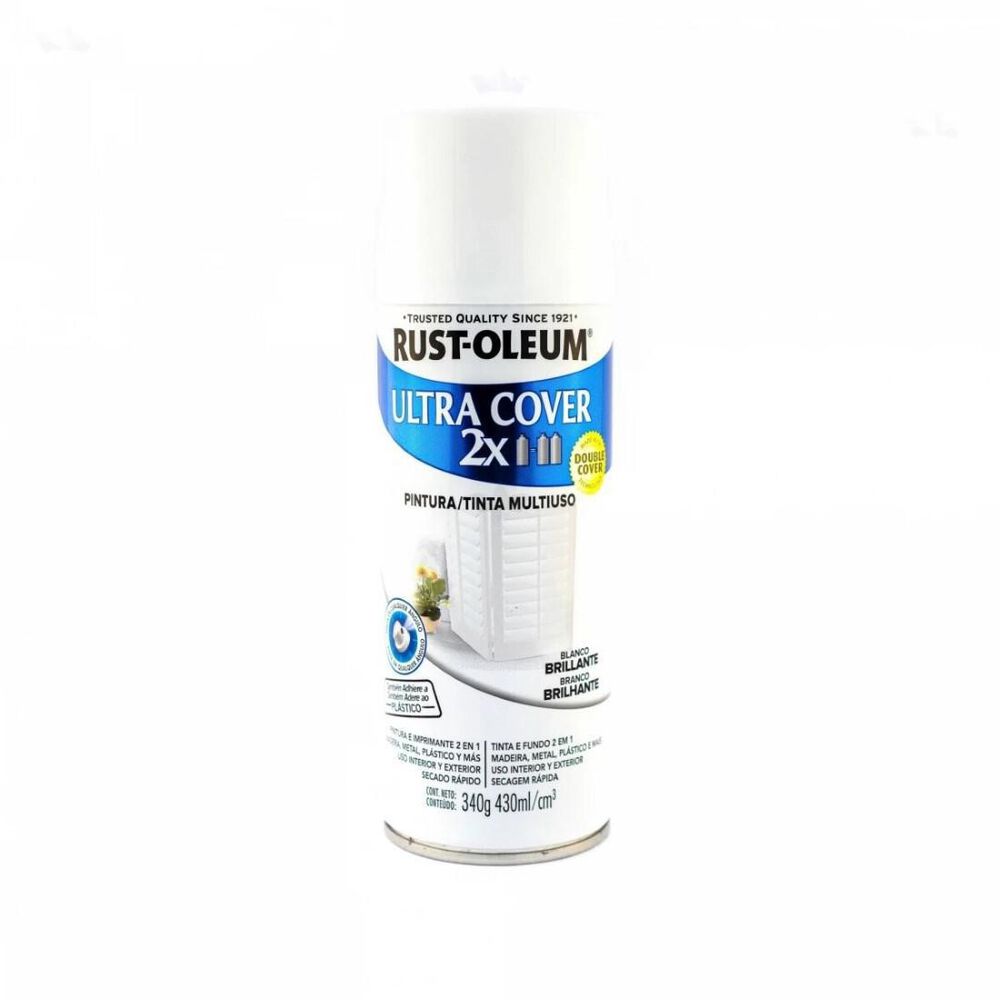 Spray Aerosol Ultra Cover 2x Blanco Brillante Rust Oleum image number 0.0